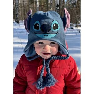 Lilo and Stitch Hat Beanie Peruvian Style Braided W/ Ears Disney Concept One NWT